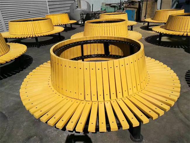 聊城廣場(chǎng)大樹(shù)椅定做，山東圍樹(shù)椅