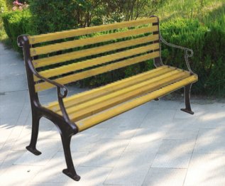 山東菏澤公園椅,園林椅,休閑椅